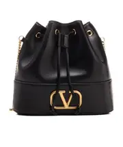 Valentino VLogo Bucket Bag One size black