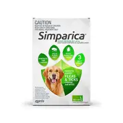 Simparica Chewables 80mg For Large Dogs 20.1-40kg (Green) 3 Doses