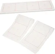 HOMSFOU 200 Sheets Grid Rice Paper Grid Practice Writing Patterned Pattern Chinese Style Calligraphy and Painting Chinese Calligraphy Rice