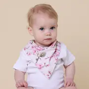 Snuggle Hunny Cherry Blossom Organic Dribble Bib