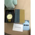 KOMONO 絕版設計表款 附盒子 保證書 全新未使用 錶