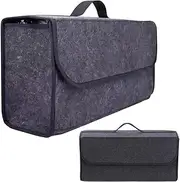 Car Boot Organiser - Foldable Car Boot Organiser, Waterproof Car Organiser | Heavy Duty Trunk Organiser, Car Boot Organiser, Felt Car Storage Box with Handle, Trunk Organize