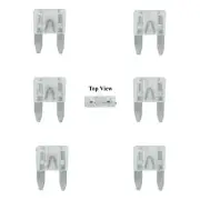 25A Amp 6x Mini Blade Fuse APM ATM Motorcycle Automotive Trip Spade Set Kit