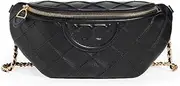 [Tory Burch] Women's Fleming Soft Belt Bag, Black, One Size