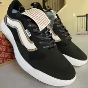 VANS Ultrarange EXO Pride Mens 11 Running Walking Black Gym Sneakers