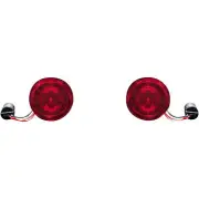 Custom Dynamics Probeam Rear LED Turn Signal Inserts with Red Lens Harley