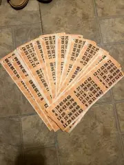 Vintage Bingo Sheets For Crafting And Junk Journaling 30 Sheets