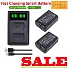 2 NP-FW50 Battery +Dual Charger F Sony Alpha A3000 A3500 A6000 A6300 A6400 A6500