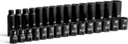 Capri ToolsCP53000-30MSDCapri Tools 3/8 in. Drive Shallow and Deep Impact Socket Set, Metric, 8 to 22 mm, 30-Piece, 200