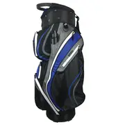Onyx - Spyder Golf Bag – Black, Grey & Royal Blue