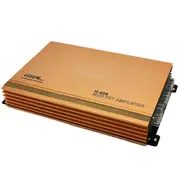 4500W Car Audio Amplifier Four-Channel High Power Amplifier Can Be Equipped with 4 Speakers H-608 Power Amplifier As Shown