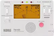 Korg TM-60 Tuner Metronome White