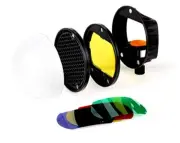 Flash Diffuser Light Softbox Honeycomb Grid Reflector Universal Magnetic mount