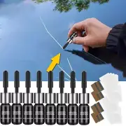 8PCS/16ml Nano Car Window Glass Crack Fix Kit Automotive Window Liquid Set Tool