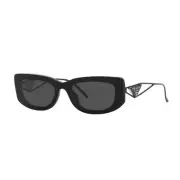 NEW PRADA SQUARE WOMEN BLACK PR14YS 1AB5S0 SUNGLASSES PR 14YS PRADA SPR 14Y