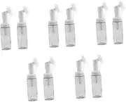 Baluue 5sets Cleasing Milk Face Wash Travel Containers for Toiletries Soap Facial Wash Bottles Mousse Foaming Bottle Travel Size Pump Bottle Shampoo Pump Dispenser Black 2pcs*5