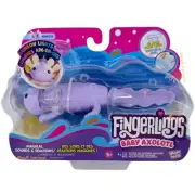 Fingerlings Baby Axolotl Interactive Robotic Pet, Auggie Purple NEW/SEALED