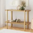 Artiss Console Table Hallway Sofa Table Entryway Desk Display Shelf Wooden Leg