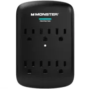 Wall Tap Plug 6-Outlet Extender with Outlet Surge Protector for Home, Travel,...