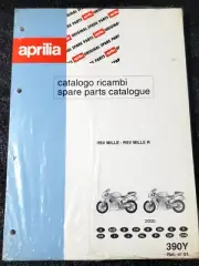 New OEM Aprilia RSV Mille / Mille R, Motorcycle Parts Catalog w/ Diagrams Manual