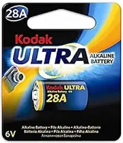 Kodak 30657670 K28A/4LR44 Ultra Alkaline Battery, 6V