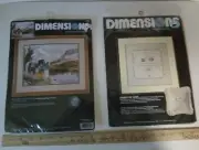 Dimensions Native Solitude Gallery Crewel 16" x 12",Cooke 1522 & Hearts of love