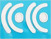 ECSiNG 2 Sets Anti-Slip Mouse Feet Pads Rounded Edges Mouse Feet Pad Mouse Accessories Compatible with Logitech G403 G603 G703 PTFE Mouse Bottom Glide Pads, White