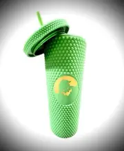 24oz Oogie Boogie Studded Tumbler Green Soft Touch Nightmare Before Christmas