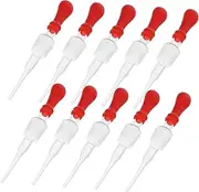 LIGIGWASH 10pcs Glass Droppers Transparent Liquid Transfer Pipettes for Laboratory Use Accurate Dropping Pipettes for Fluid to Clean for Home Experimentation