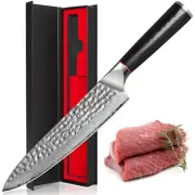 Damascus Chef's Knife VG10 Damascus Steel Sharp Cleaver Meat Vegetable Knife