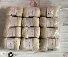 Yarxlex 100% Merino Wool Yarn 12 balls light tan