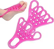 Toe Alignment Set – Soft Elastic Gel Spacers, Stretchable Toe Separators | Comfortable bunions Straightener with Massage Tips, Daily Use Foot Aid for Reducing Pressure and Improving Toe Posture