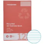 Studymate PP Recycled A4 Exercise Book 128 Page Clear
