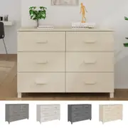 Sideboard "HAMAR" Solid Wood Pine Storage Drawer Buffet Multi Colours vidaXL