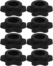 VICASKY 8pcs Barbell Collars Nonslip Dumbbell Nut Clamps for Weight Lifting Secure Gym Equipment Locking System Easy to Use for Home and Fitness Training