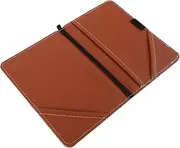 FOYTOKI Elegant Golf Score Book Pu Leather Golfing Scorecard Holder Outdoor Record Notebook