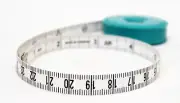 Roll-Fix Tape Measure - Automatic Roll-up, 60"/150 cm/5 ft, Teal, Free Shipping