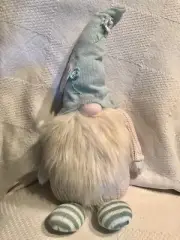 Bunny Boulevard Plush Gnome 18”Mint Green Pointy Hat NEW w.tag