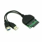 CY USB 3.0 to SATA 22Pin SATA to Micro SATA Adapter for 1.8" 2.5" Hard Disk SATA