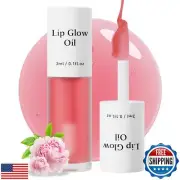 Hydrating Lip Glow Oil, Moisturizing Lip Plumper Gloss, Transparent Plumping