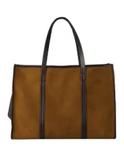 Sandro Large Suede Tote Bag