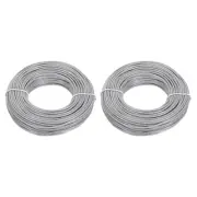 18AWG Gauge Stranded Hook-Up Wire PVC Tinned Copper Wire 30m/100ft Gray
