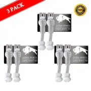 AVIMA Premium SPORTS LACES WITH LOCK – Elastic No Tie Shoelaces White - 3 Pack