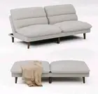 Marsail 65" Futon Sofa Bed, Futon Couch with Adjustable Backrest