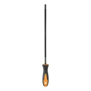 Chainsaw File Round with Plastic Handle, 5.5mm (7/32-inch), Black