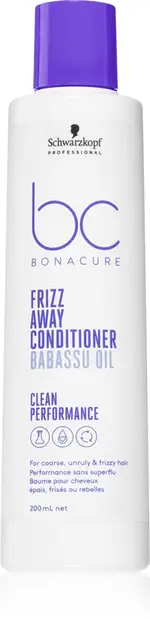 Schwarzkopf BC Bonacure Away Conditioner (unruly and frizzy hair) - 200 ml
