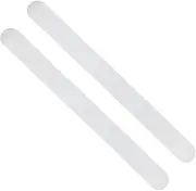 GALPADA 2Pcs Transparent Tennis Racket Head Tape Professional TPU Protection for Racquet Damage Prevention Durable Weather Resistant for Tennis and Badminton