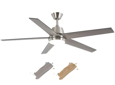 Ceiling Fans with Lights and Remote 52 Inch Modern Ceiling Fan with 6 Speeds ...