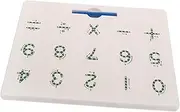 Magnetic Writing Board Learning Number Board Magnetic Board for Numbers Learning Doodle Board Learning Numbers Board Magnet Board Educational Drawing Boards Plastic Green