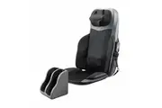 Full Body Massage Cushion Shiatsu Back Neck Massaging Chair Seat Pad Kneading Rolling Vibration Heat with Foot Massager Remote Pillow Homasa